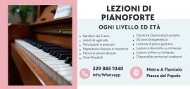 Lezioni di pianoforte (ogni livello ed età)