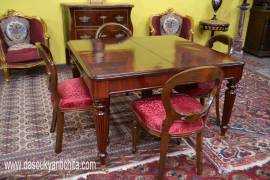 Tavolo da pranzo-riunioni stile Vittoriano allungabile fino a 326 cm
