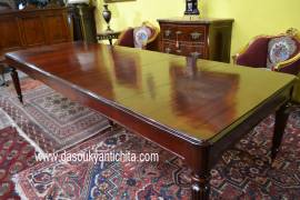 Tavolo da pranzo-riunioni stile Vittoriano allungabile fino a 326 cm
