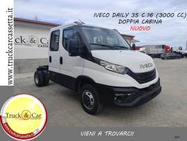 RIF.1289 IVECO DAILY 35 C 16 – NUOVO – 3.000 cc – DOPPIA CABINA – TELAIO – EURO 6