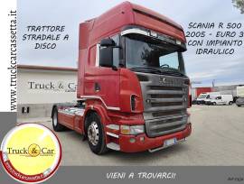 RIF.1324 SCANIA R 500 – 2005 – TRATTORE STRADALE A DISCO – CON IMPIANTO IDRAULICO – EURO 3