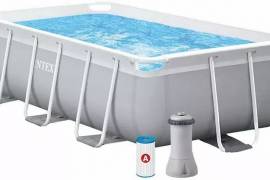 Intex PISCINA RETT.FRAME PRISMA CM.300x175x80H