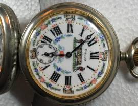 Orologio da taschino DULUX quadrante in ceramica con numeri romani