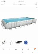 Piscina fuori terra rettangolare Power Steel™ da 956x488x132 cm