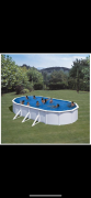 GRE Piscina Ovale Fidji Piscina Fuoriterra Rigida 730x375h120 