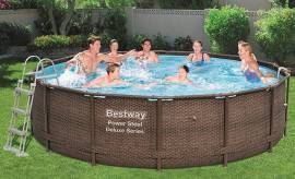 Piscina fuori terra Bestway POWER STEEL DELUXE 56664 427 - h 107 cm