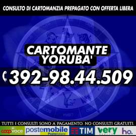 Il Cartomante Yorubà effettua consulti di Cartomanzia da quasi 30 anni!!!
