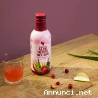 Aloe vera da bere con aggiunta di mirtillo americano e mela: Berry Nectar