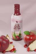 Aloe vera da bere con aggiunta di mirtillo americano e mela: Berry Nectar