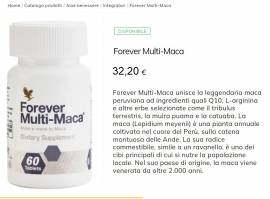 Integratore per aumentare la resistenza e energia: Forever Multi-Maca