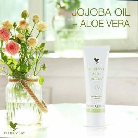 Esfoliante CORPO e VISO con 32% di Aloe Vera e microsfere di Jojoba.