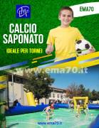 NOLEGGIO CALCIO SAPONATO GONFIABILE - NOLEGGIO STRUTTURE - PER EVENTI SPORTIVI – ASSOCIAZIONI 