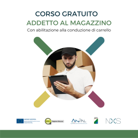 Corso di formazione GRATUITO ADDETT* AL MAGAZZINO