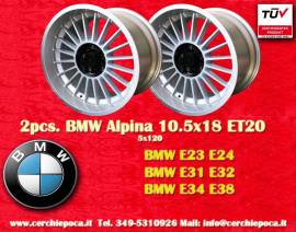 2 pz. cerchi BMW Alpina 10.5x18 ET20 5 E34, 6 E24,