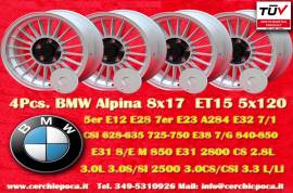 2 pz. cerchi BMW Alpina 8x17 ET15 M3 E30, 5 E12, E