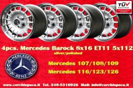 4 pz. cerchi Mercedes Barock 8x16 ET11 107 108 109