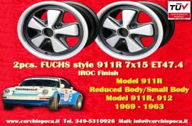 2 pz. cerchi Porsche Fuchs 7x15 ET47 911 -1971 bac