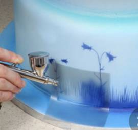 corso aerografia pasticceria - painting - cake designer