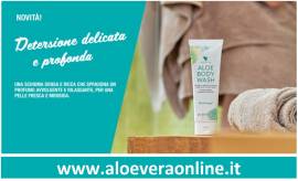 Bagnodoccia con 37% di aloe vera con olio di argan