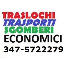 ROMA TRASLOCHI E SGOMBERI RAPIDI ED ECONOMICI 7GG SU7