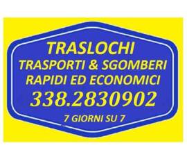 ROMA TRASLOCHI E SGOMBERI RAPIDI ED ECONOMICI 7GG SU7