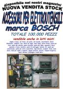 Nuova vendita fallimentare stock accessori elettroutensili Bosch 100.000 pz