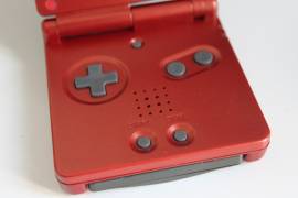 Nintendo Game Boy Advance SP AGS-001 New Shell Flame Red Retrogaming + 1 gioco