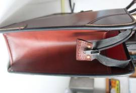 Valigia a mano 24h Munari Made in Italy in pelle da collezione, valigietta usata