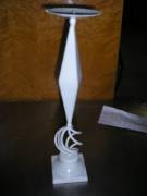 Vendo Candelabro o Portacero bianco,