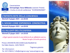 "L'INFINITA RETE DELLA COSCIENZA" (conferenza A.T.M. a Trieste)