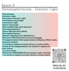 Extension Ciglia • Dermopigmentazione • Pressoterapia • Remover PMU • Make up Tattoo • Skin