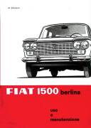 Libretto uso Manutenzione Fiat 1500 Berlina 1965  Epoca