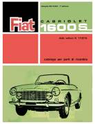 Catalogo Ricambi Fiat 1600 S Cabriolet II 1964 Epoca