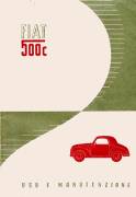 Libretto uso manutenzione Fiat 500 C 1949 - 1955 Epoca