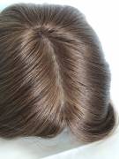 Parrucca invisibile per alopecia in capelli veri