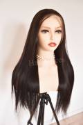 Lace front parrucca lunga con veri capelli lisci