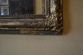 Antica specchiera dorata stile Luigi Filippo