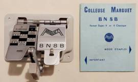 INCOLLATRICE COLLEUSE MARGUET BN8B UNIVERSALE PER FILM SUPER8/8MM. MADE IN FRANCE NUOVA