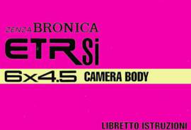 Libretto Istruzioni Fotocamere Zenza Bronica e Revue Vedi