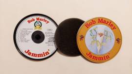 RARO BOB MARLEY JAMMIN CD. ITALY 1993.COFANETTO IN METALLO ROTONDO ETICHETTA: DOG N ROLL