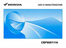HONDA CB 600 F - FA  - HORNET - 2008 - LIBRETTO USO E MANUTENZIONE 