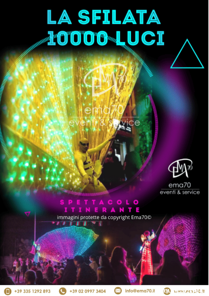 LA NOTTE LED - PER EVENTI DI PIAZZA – EVENTI AZIENDALI – EVENTI PRIVATI – EVENTI PUBBLICI