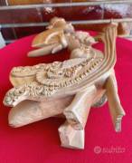 Sculture Balinesi unica ed esclusiva  in legno pregiato del 1978 mis. 