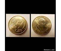 Moneta 50 Cent Euro Vaticano - Sua Santità Benedetto XVI non circolante