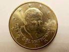 Moneta 50 Cent Euro Vaticano - Sua Santità Benedetto XVI non circolante