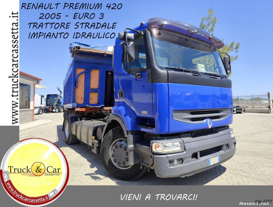 RIF.1217 RENAULT PREMIUM 420 – 2005 – TRATTORE STRADALE CON IMPIANTO IDRAULICO – EURO 3