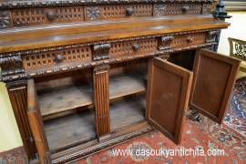 Libreria-credenza metà del XX secolo stile Rinascimento