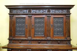 Libreria-credenza metà del XX secolo stile Rinascimento