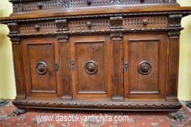 Libreria-credenza metà del XX secolo stile Rinascimento