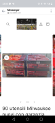 90 utensili Milwaukee nuovi con garanzia 1300
